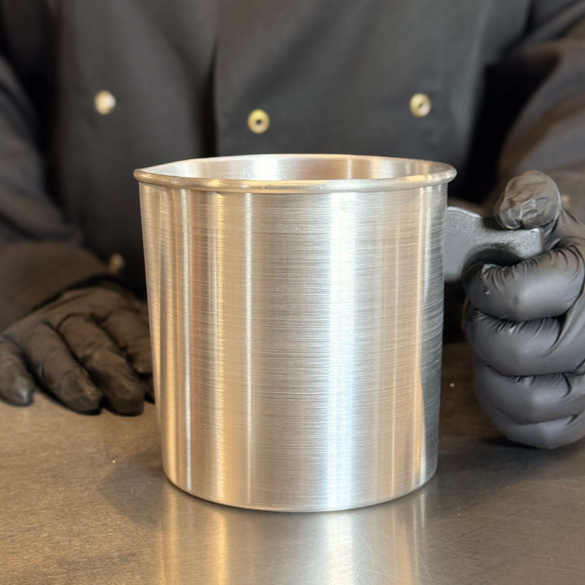 Pot de fusion 1.2L en acier inoxydable pour faire fondre la cire lors de la fabrication de bougies DIY