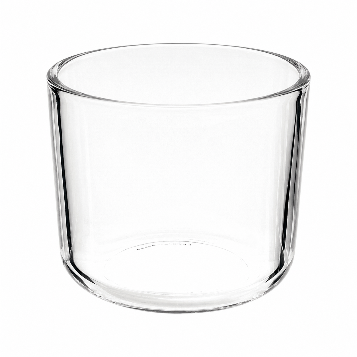 Pot en verre transparent 80cl pour bougies artisanales - contenant 450-600g de cire