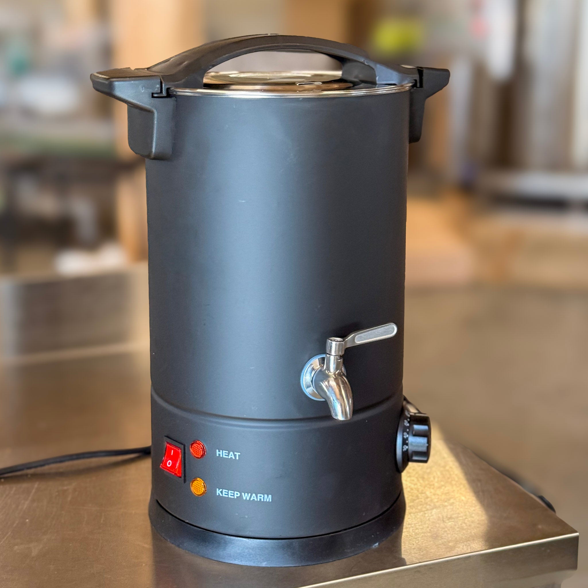 Fondeur de cire électrique 5L avec robinet verseur et contrôle de température pour fabrication de bougies
