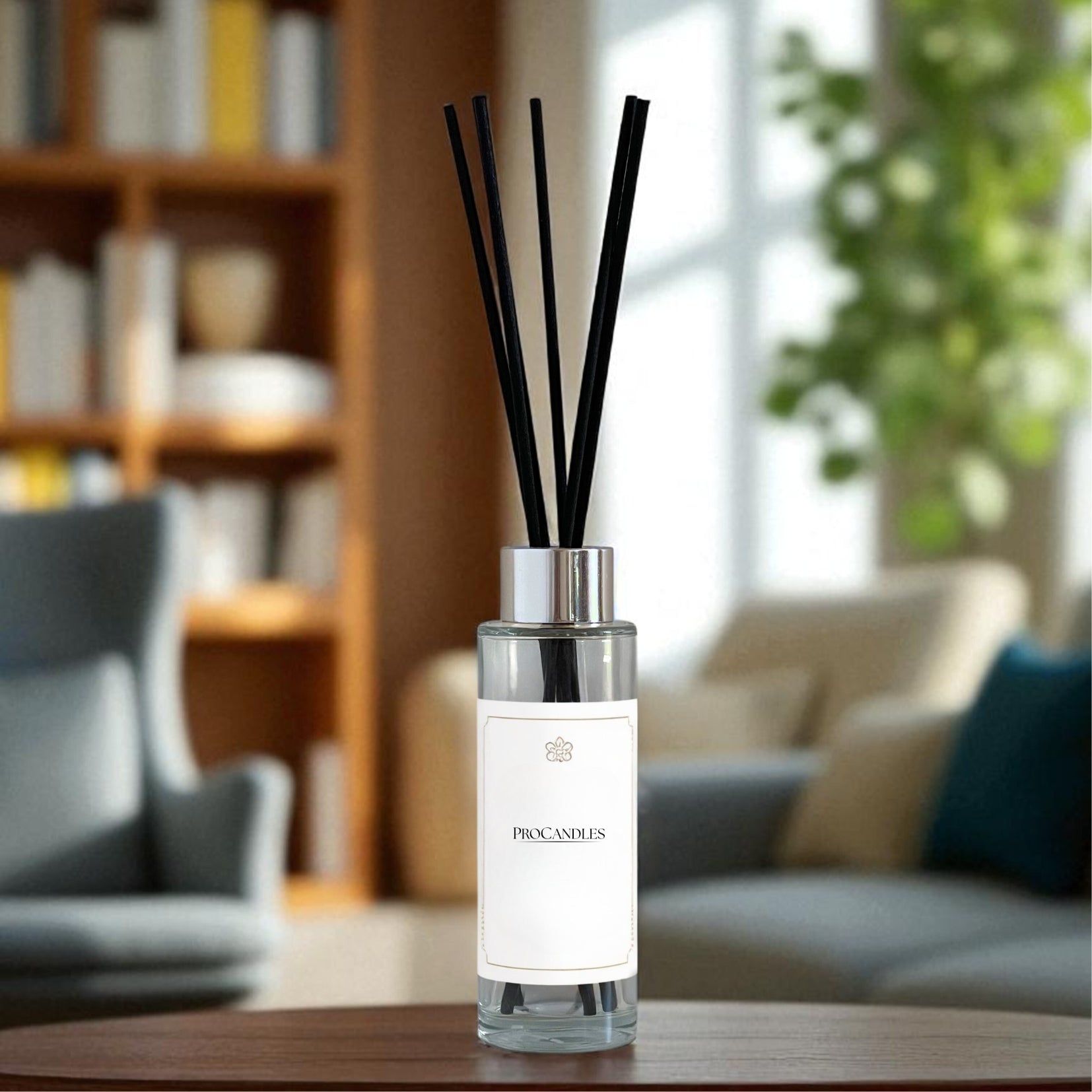 Flacon diffuseur 100ml - bague argentée