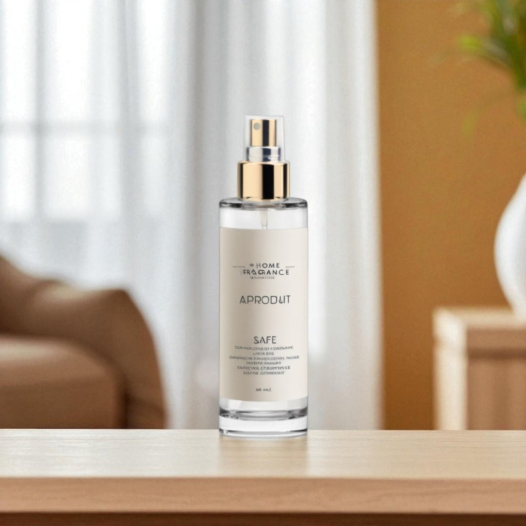 Flacon verre 100ml - Spray doré