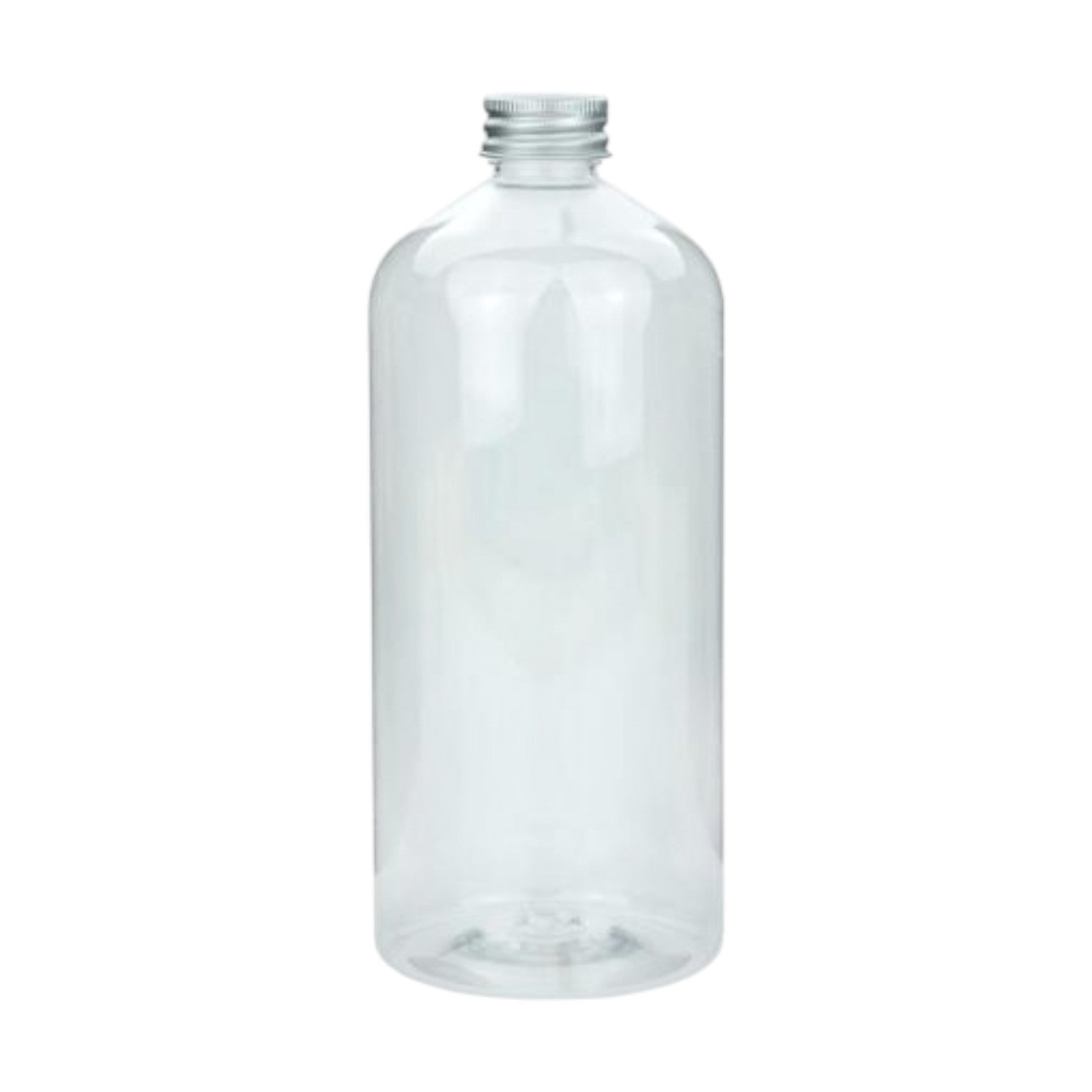 Bouteille en PET 1000 ml transparent avec bouchon à vis en aluminium